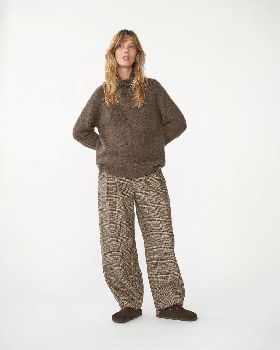 AF Agger - Shetlands Wool Casual Pants - Brown/Beige