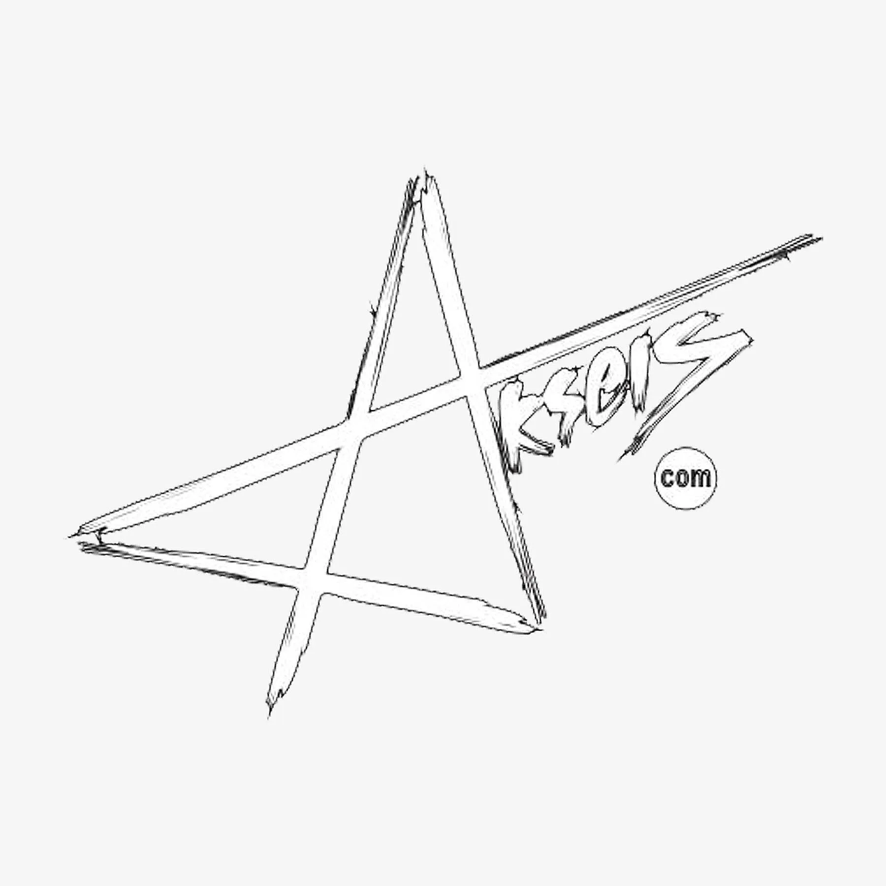 Aksels Star Logo Sticker