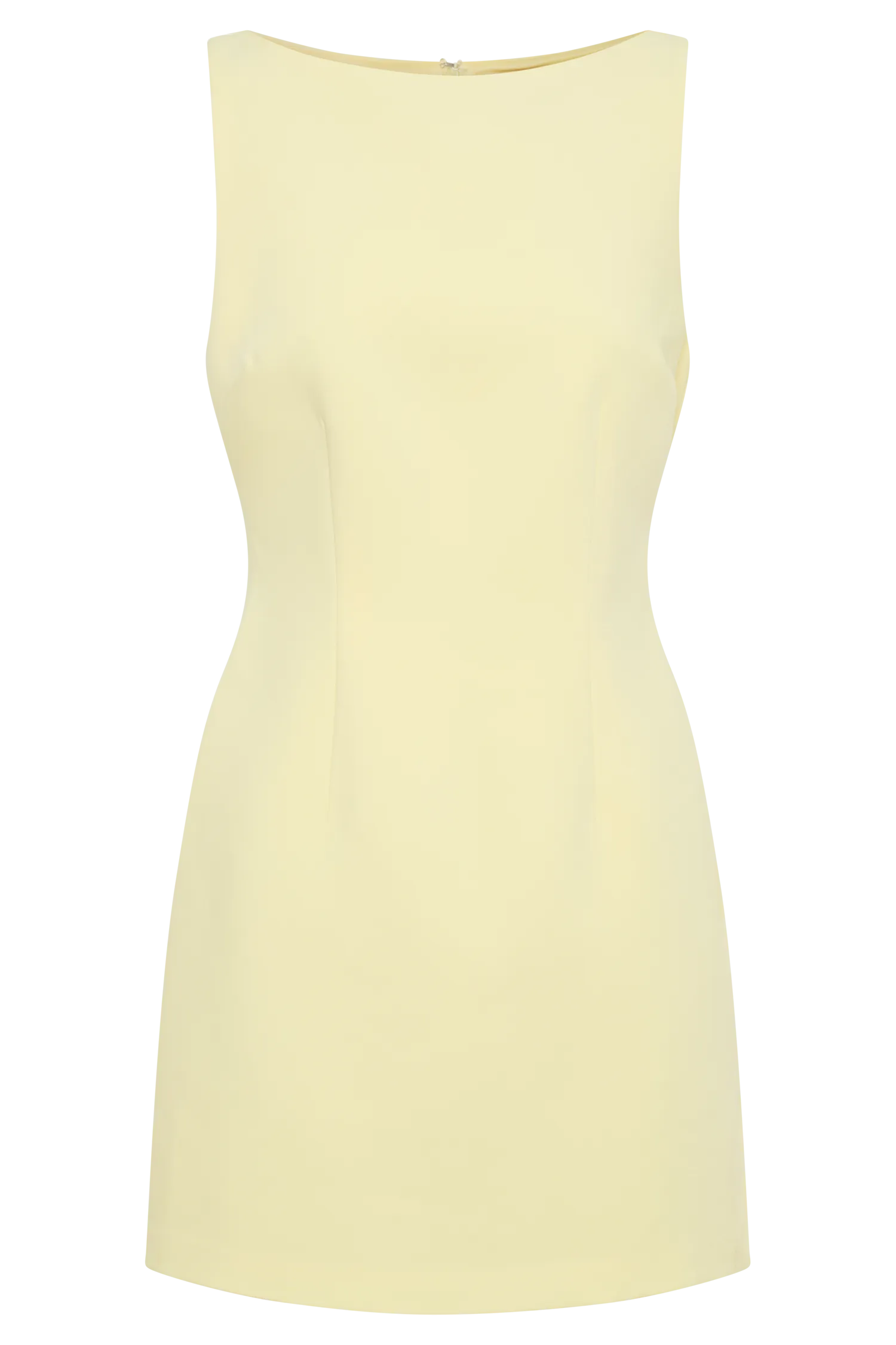 Angela Suiting Mini Dress - Lemon