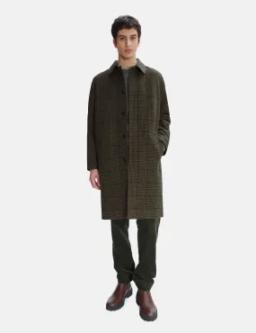 A.P.C. Austin Mac Overcoat - Dark Green