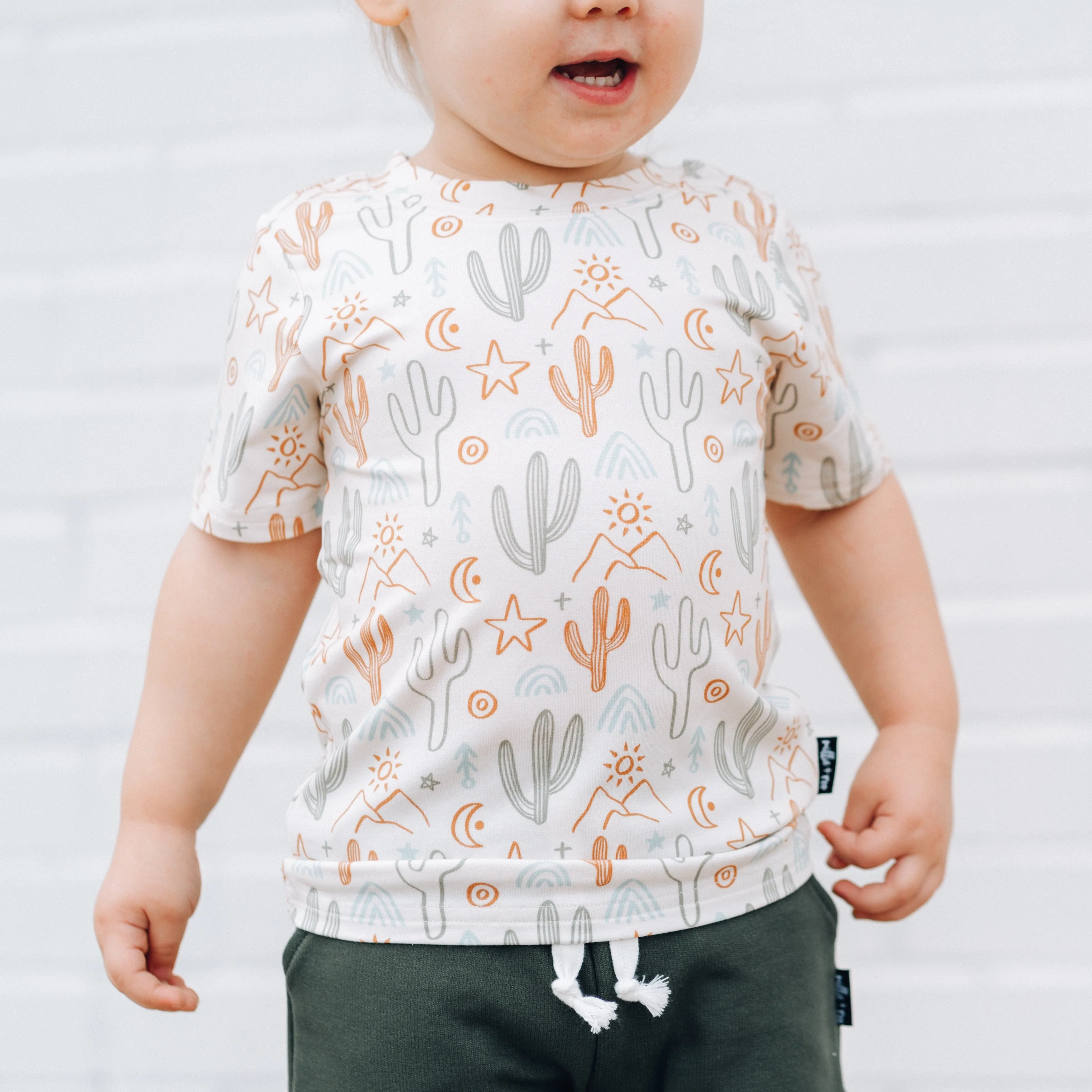 BAMBOO BASIC TEE- Cactus