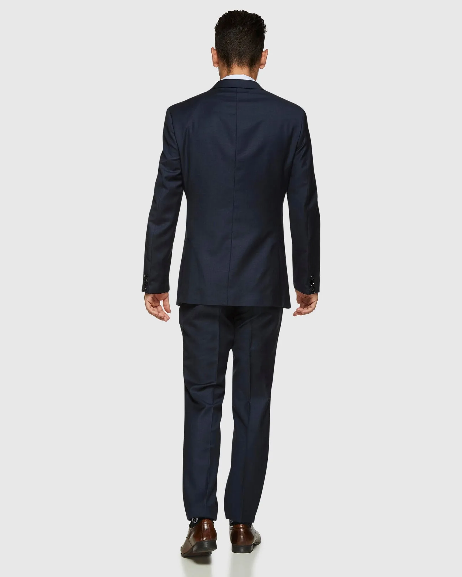 Big Mens PGH Pure Wool Navy Suit Set