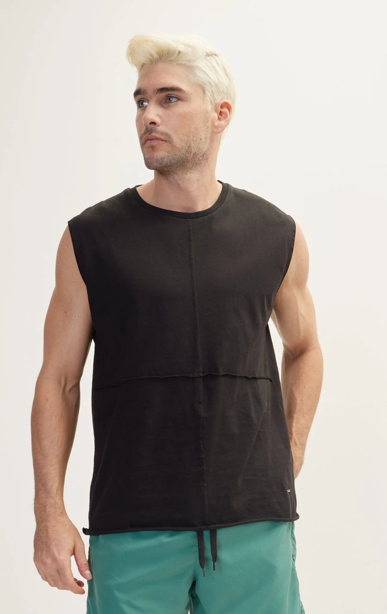 Black Knitted T-Shirt