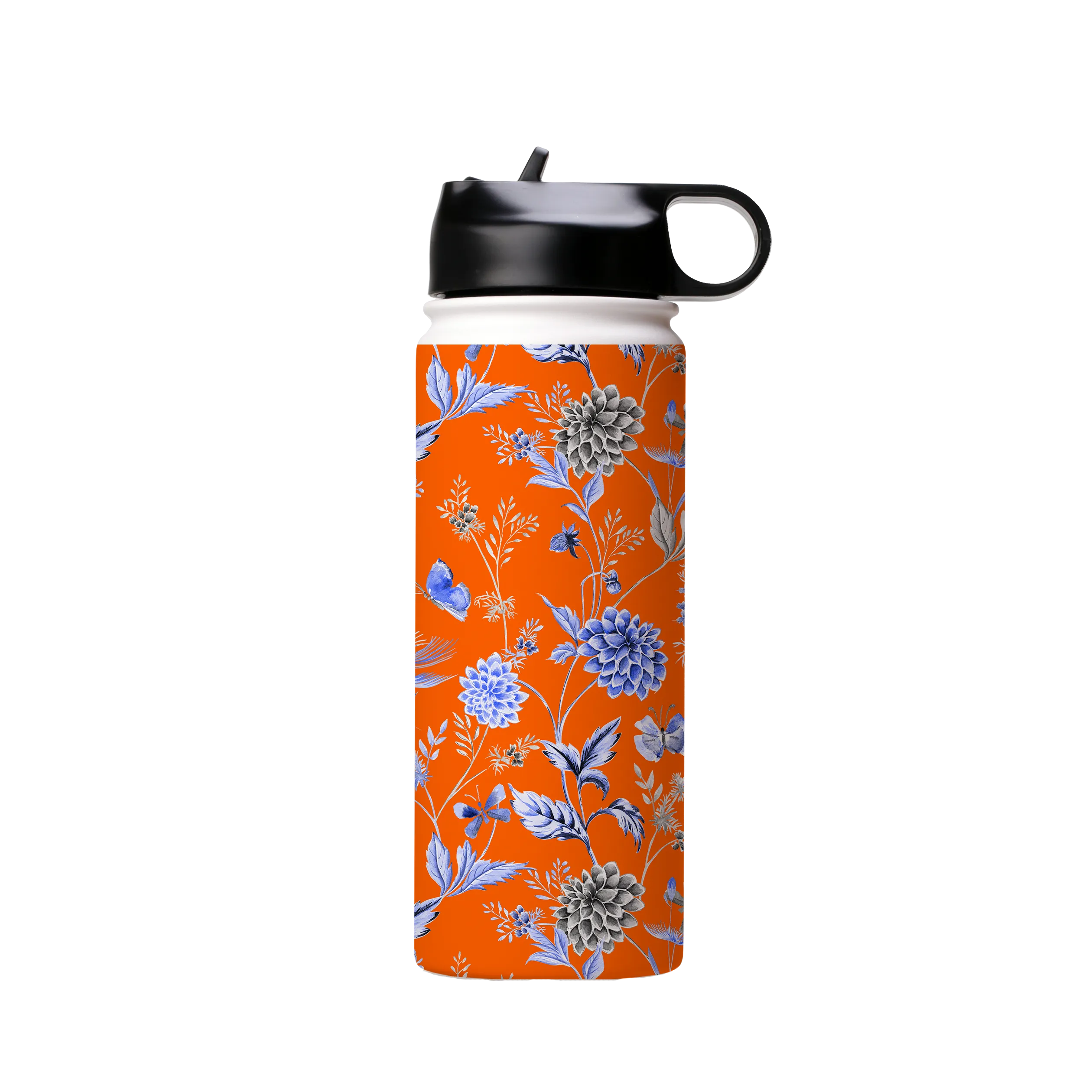 Blue Jam Orange Insulated Stainless Steel Water Bottle