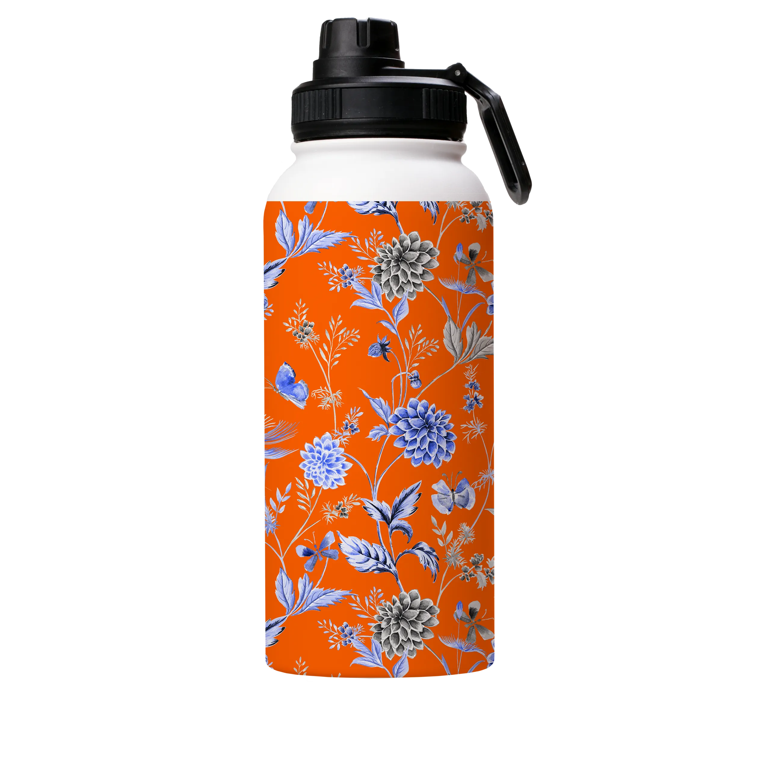 Blue Jam Orange Insulated Stainless Steel Water Bottle