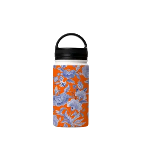 Blue Tapestry Orange Insulated Stainless Steel Water Bottle