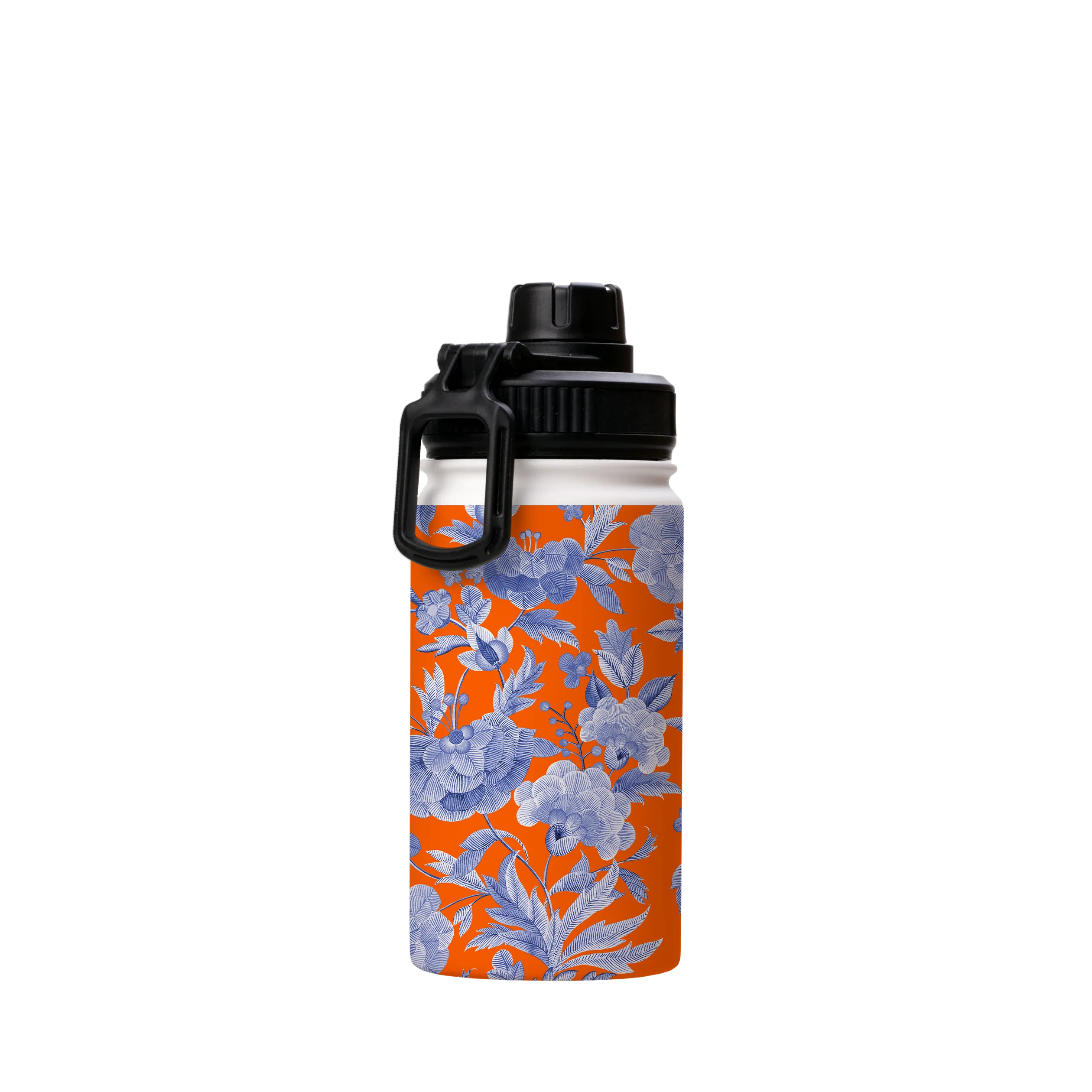 Blue Tapestry Orange Insulated Stainless Steel Water Bottle