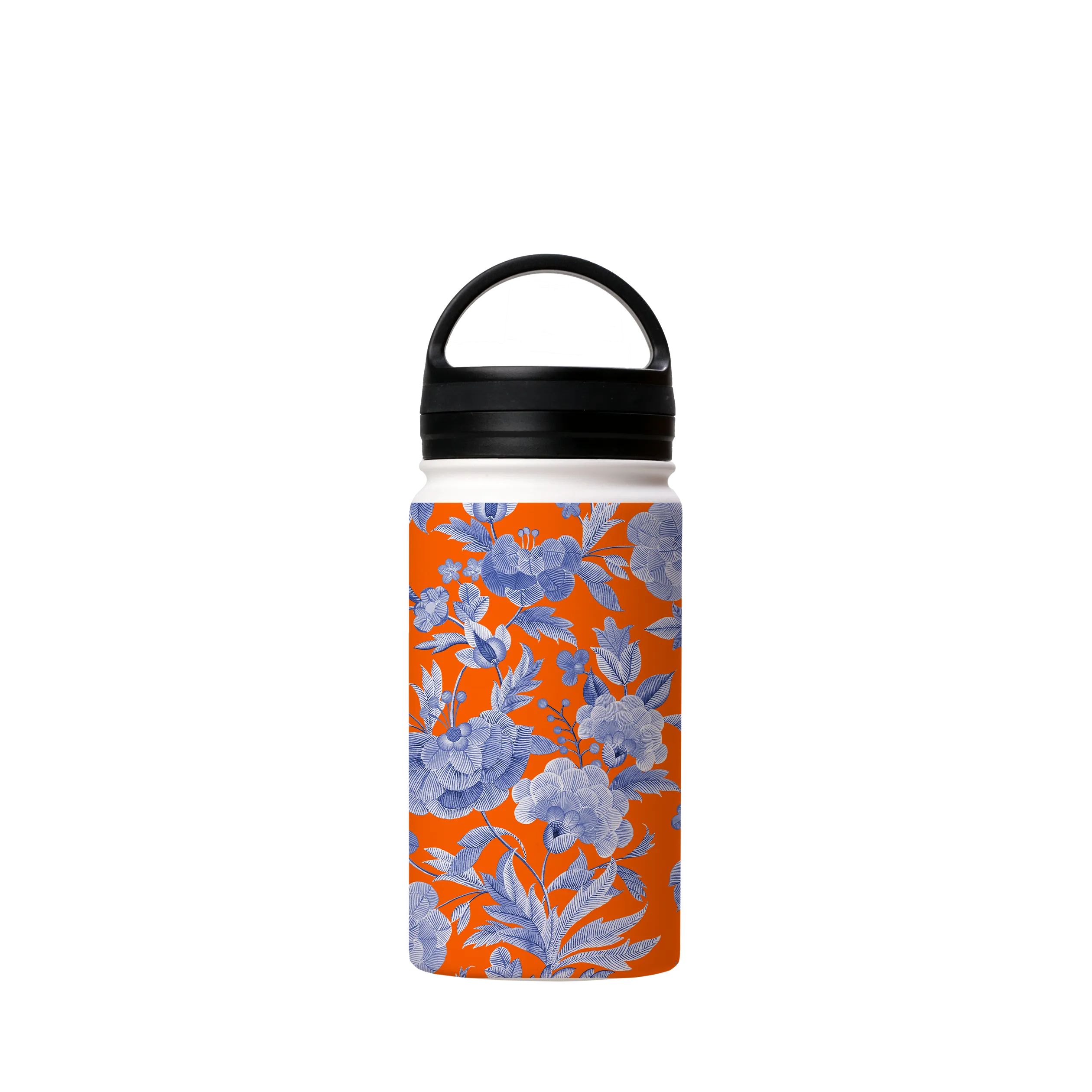 Blue Tapestry Orange Insulated Stainless Steel Water Bottle