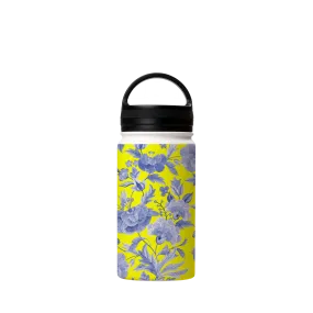 Blue Tapestry Yellow Insulated Stainless Steel Water Bottle