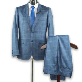 Carducci Stelvio Slim Fit L.Blue Suit