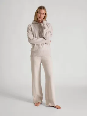 Cashmere pants "Lux pants" - pearl