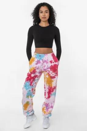 CF394TD - Tie Dye High Waist Sweatpants