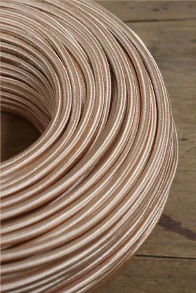 Copper Braided Light Cord - 3 Core Insulated Cable