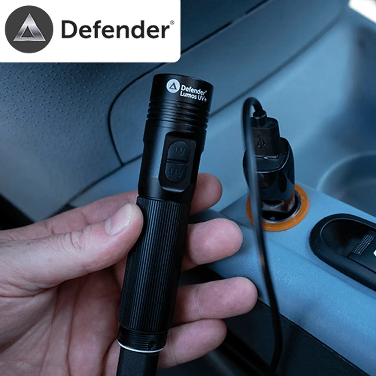 Defender Lumos UV  Dual White Torch