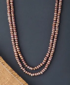 Elegant 2 line Pearl Necklace