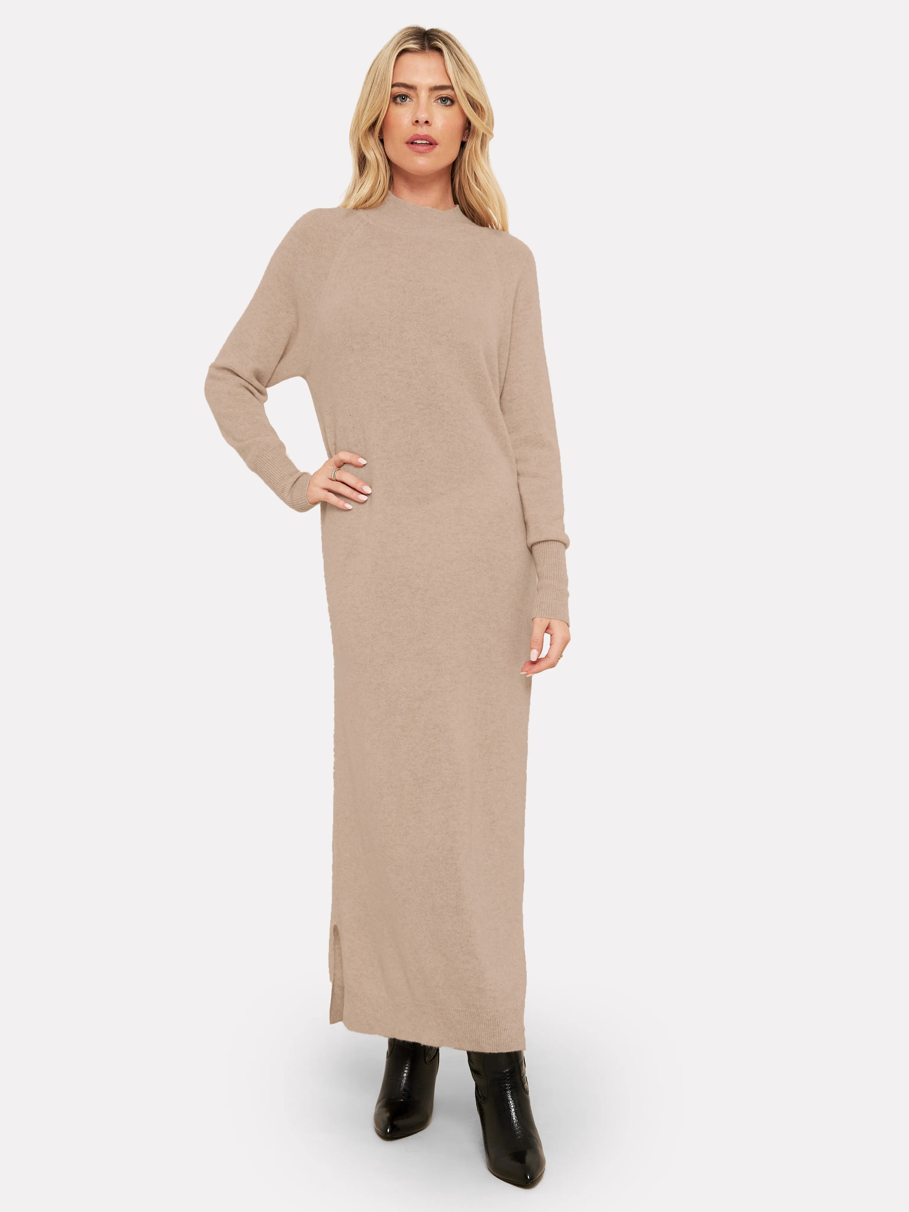 Evelyn Cashmere Midi Dress