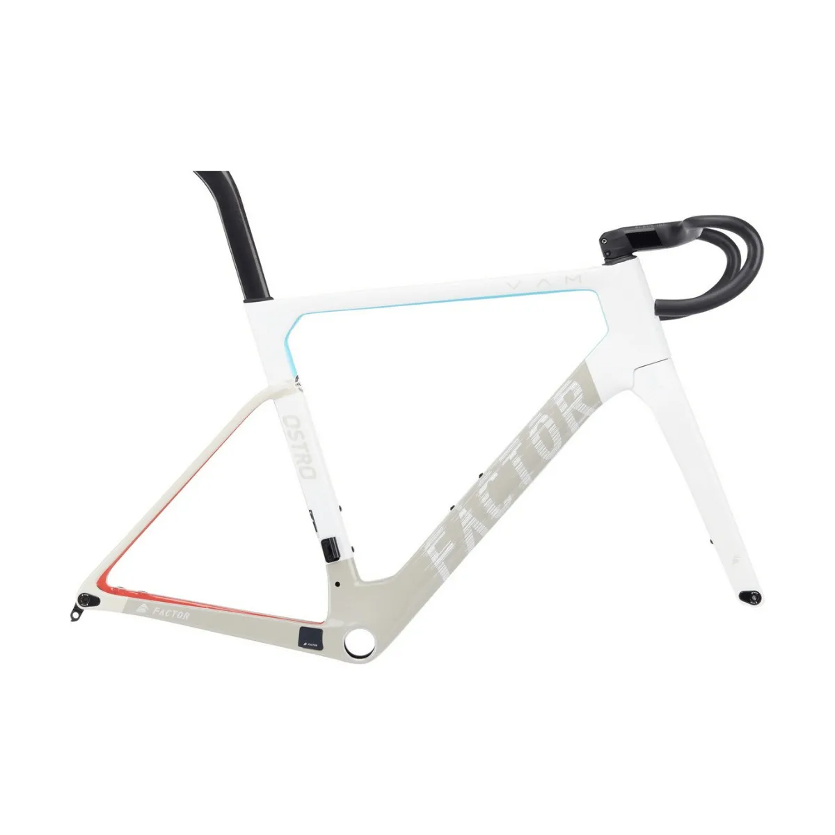 Factor Ostro VAM Disc Carbon Frame & Fork Set White Soho Mix