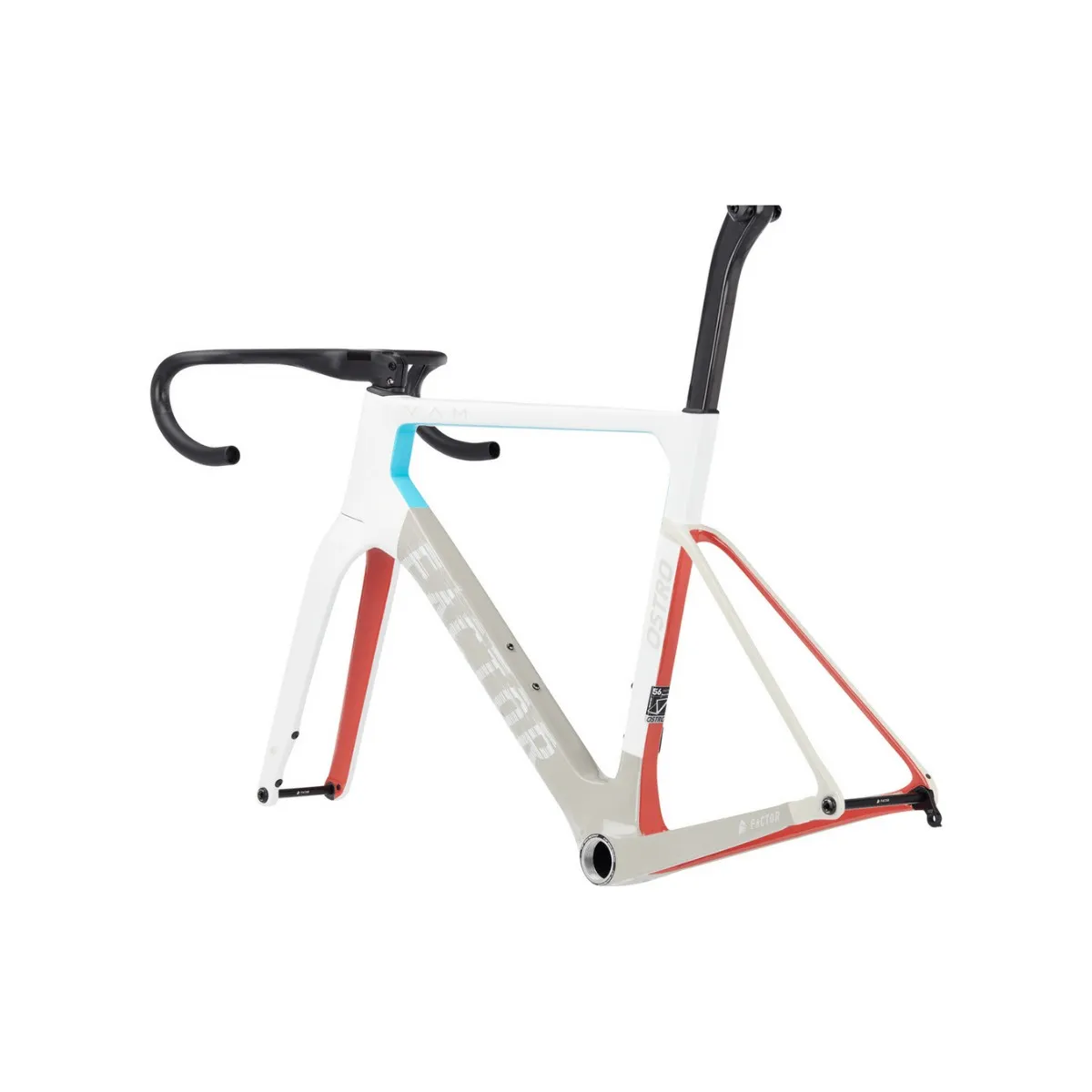 Factor Ostro VAM Disc Carbon Frame & Fork Set White Soho Mix