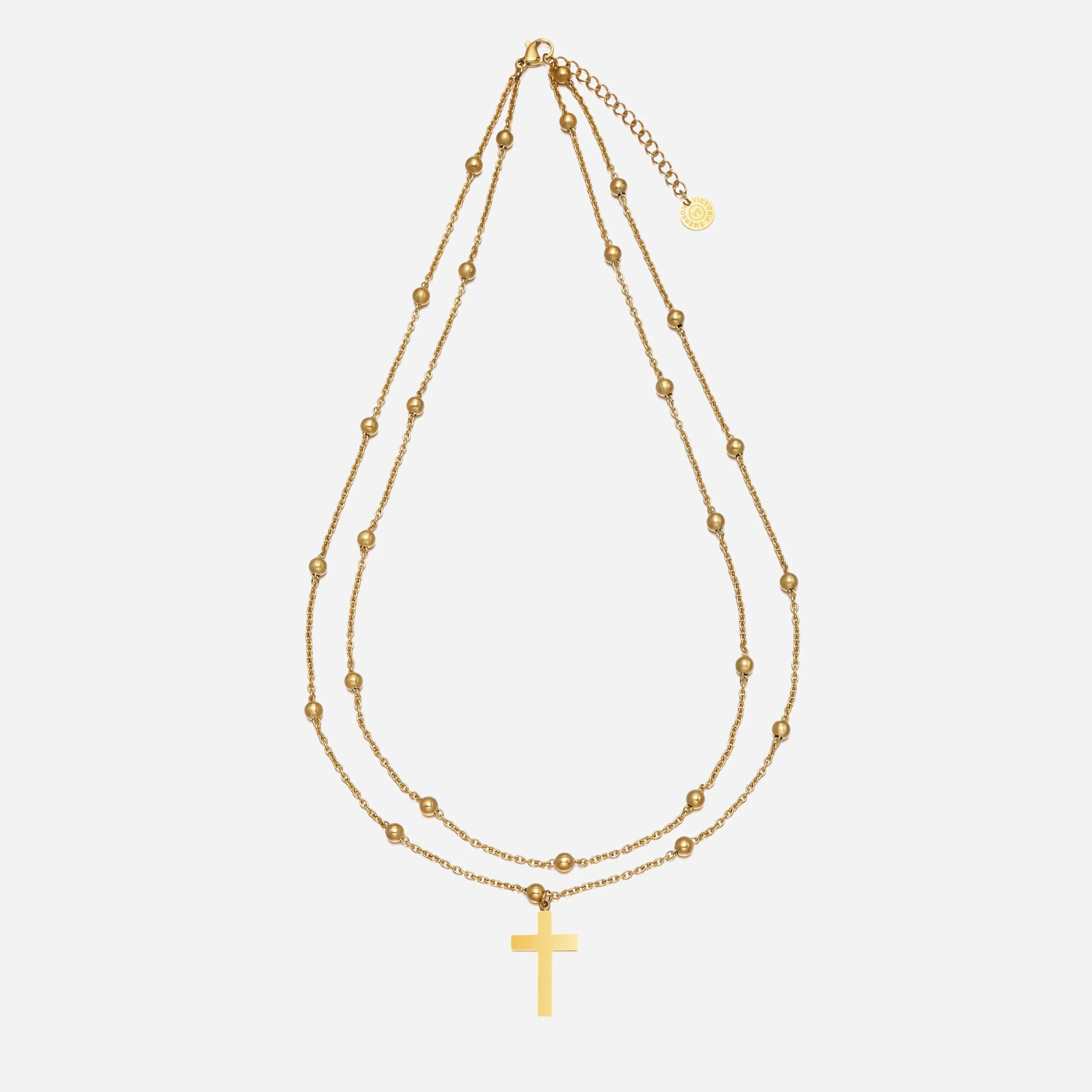 Faith Layered Cross Necklace