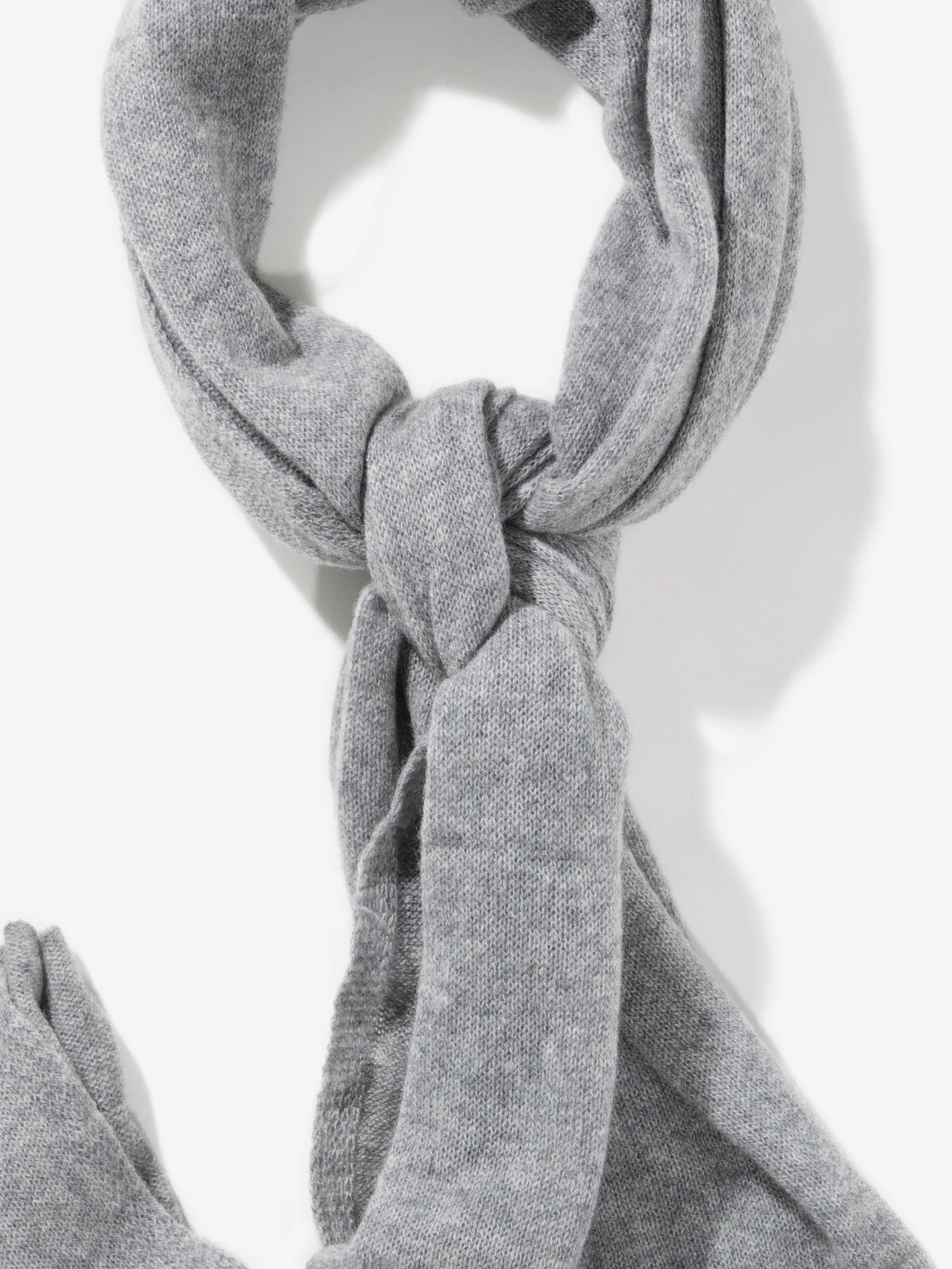 Grey Cashmere Scarf