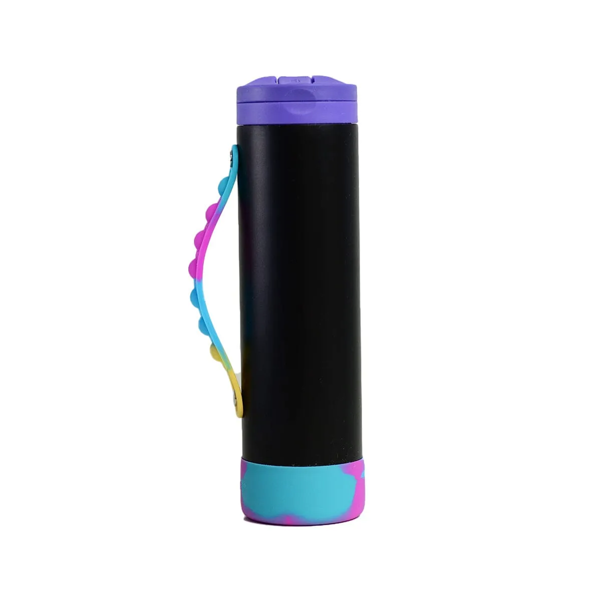 Iconic 20oz Pop Fidget Bottle - Black Tie Dye