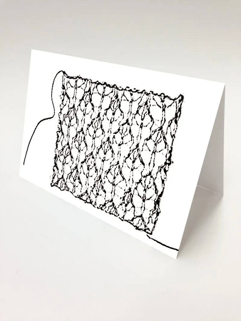 Knit Fabric Greeting Cards, Shipston Designs