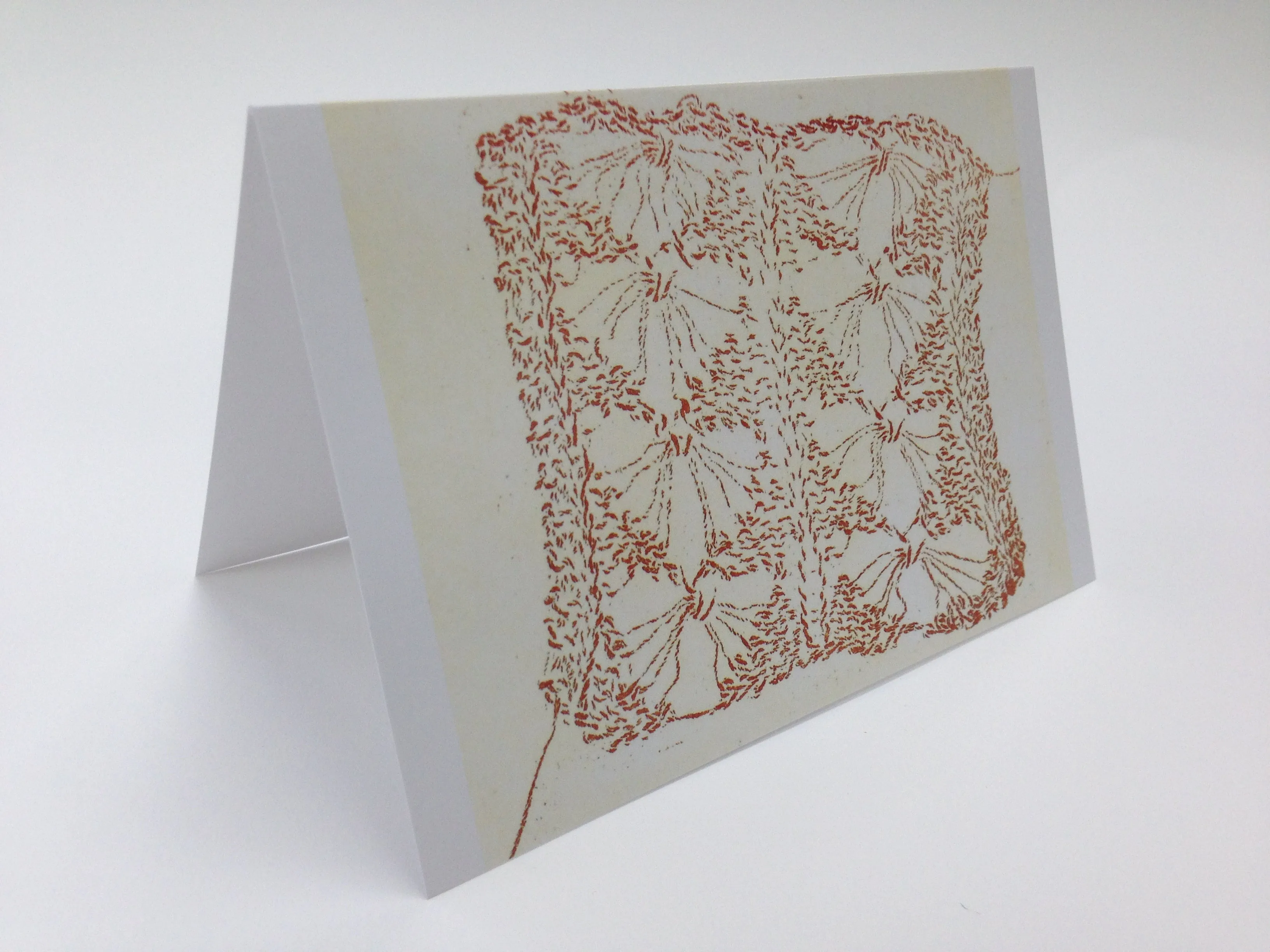 Knit Fabric Greeting Cards, Shipston Designs