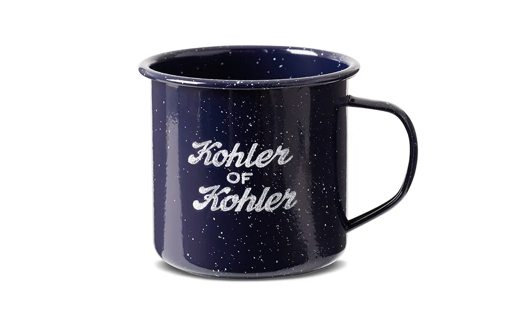 KOHLER OF KOHLER 16 OZ. ENAMEL CAMP MUG