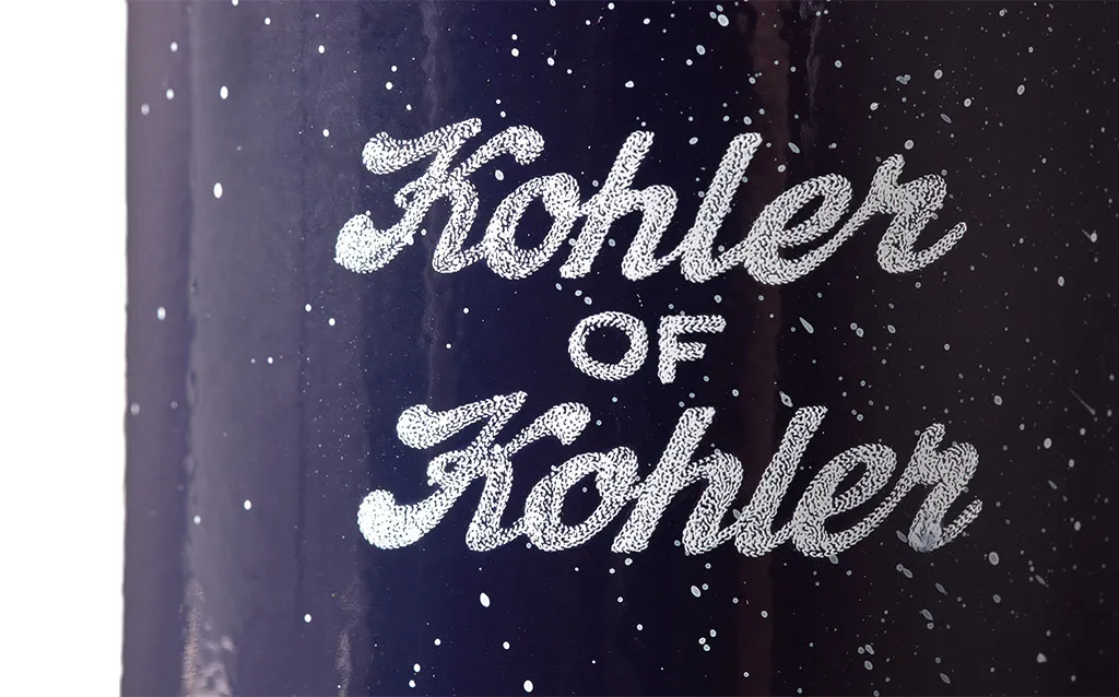 KOHLER OF KOHLER 16 OZ. ENAMEL CAMP MUG