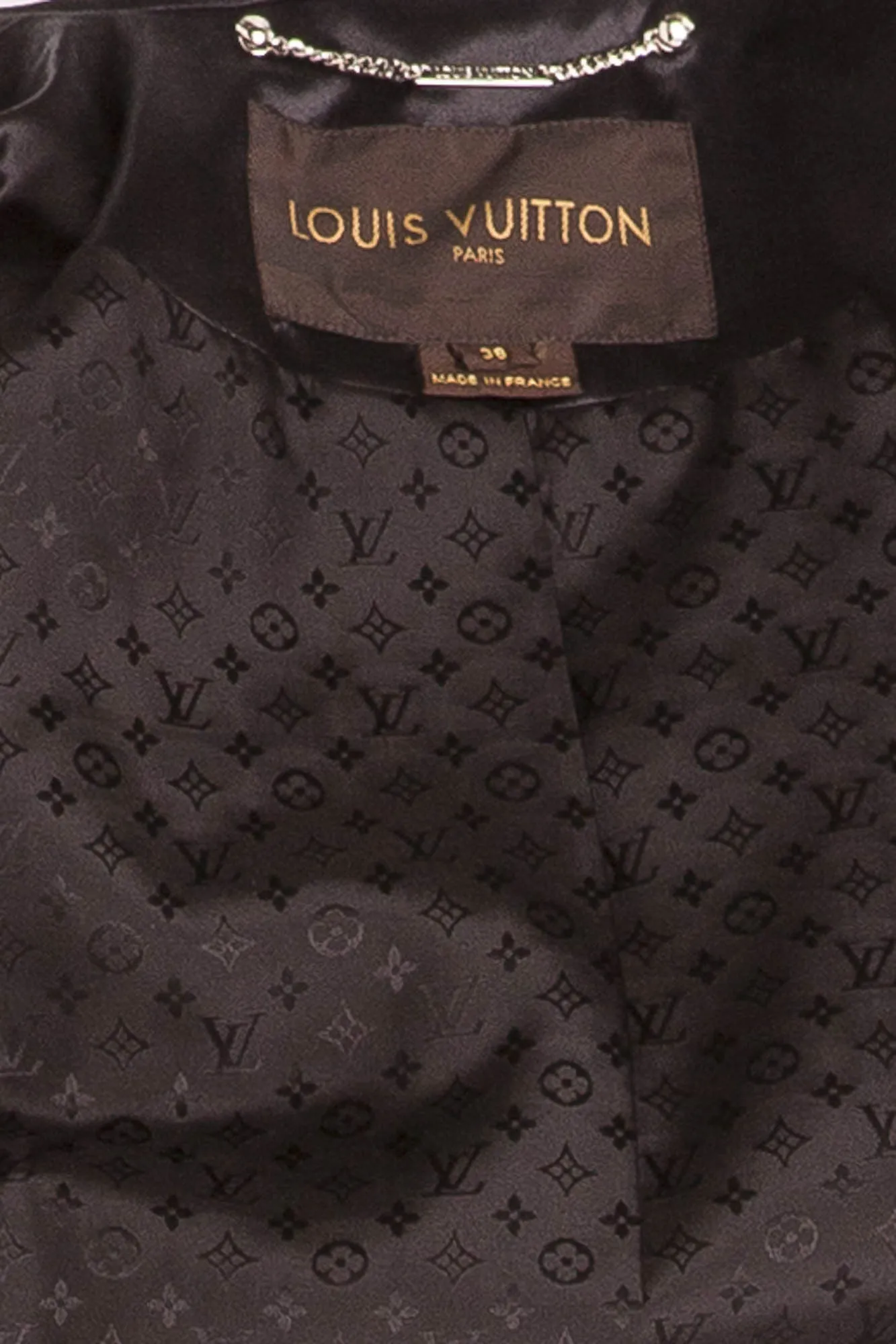 Louis Vuitton - New 2PC Black Blazer & Dress Pants with Satin Trim - FR 38