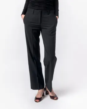 Maya Wo Str Pants in Black