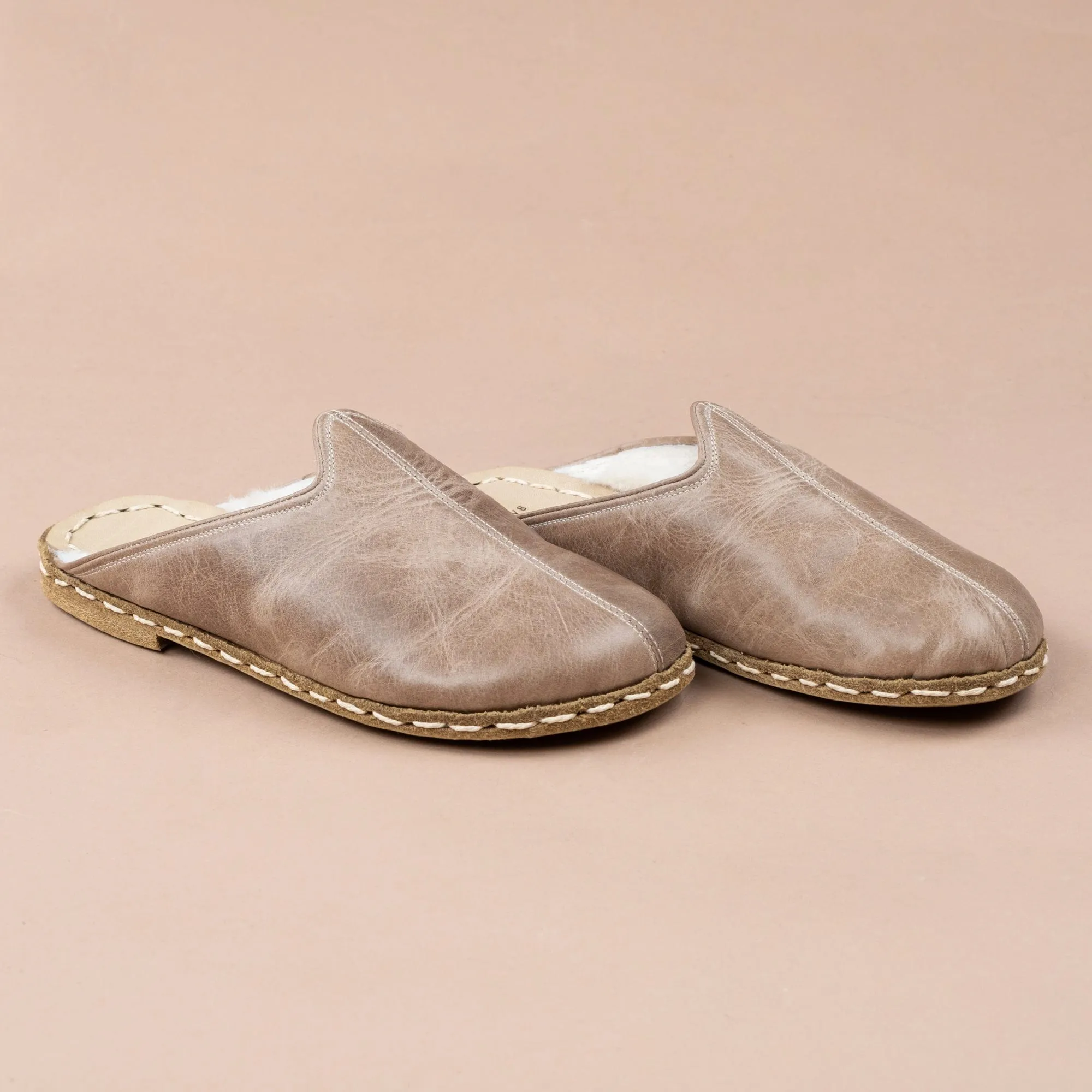 Men's Tan Barefoot Shearlings