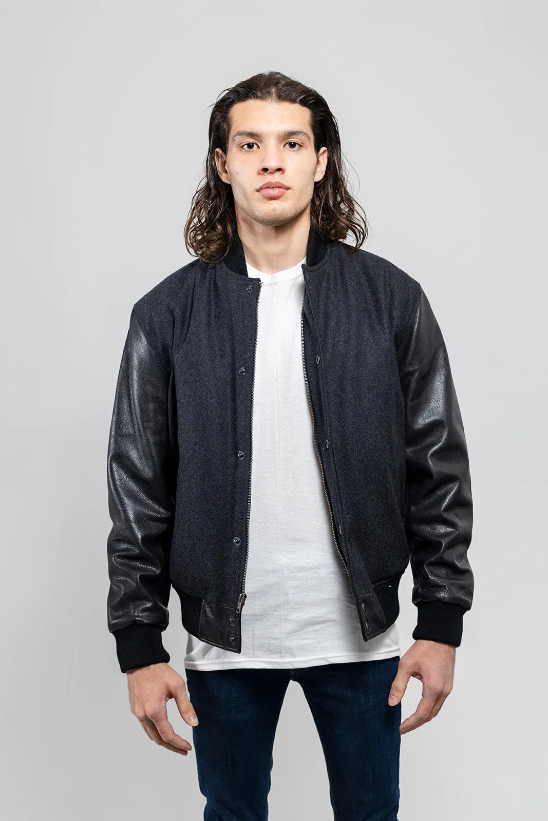 Mens Varsity Bomber Jacket