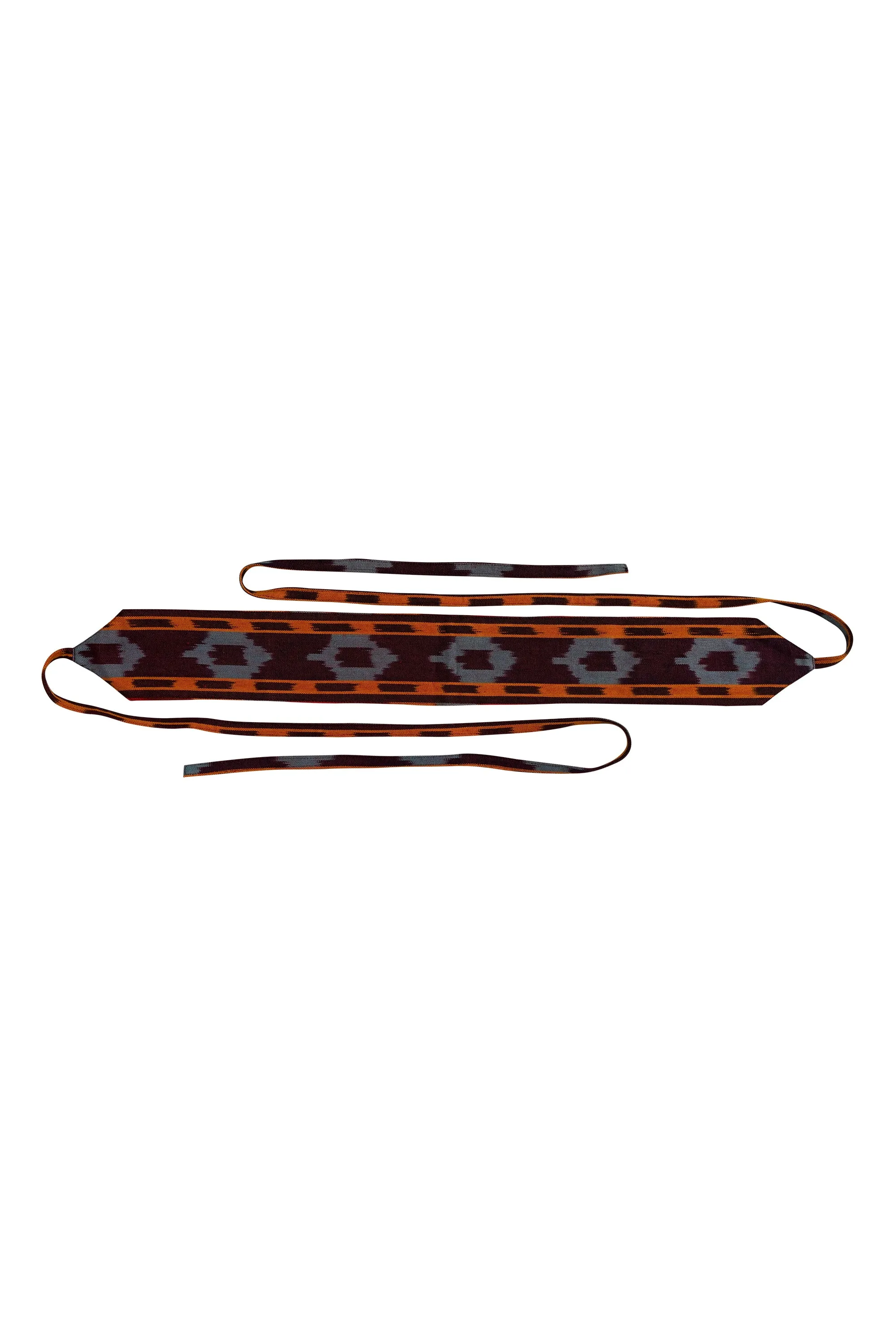 New! No.5 Premium IKAT Patterned Wrap Belt