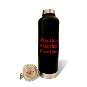 “Practice, Practice, Practice” Insulated Water Bottle