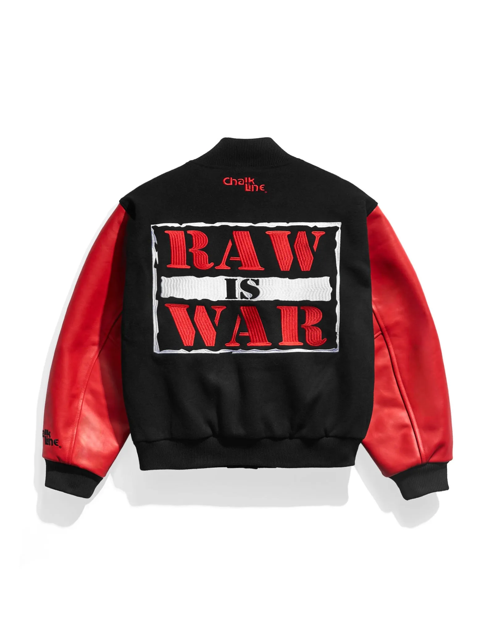 Raw Is War Retro Varsity Jacket