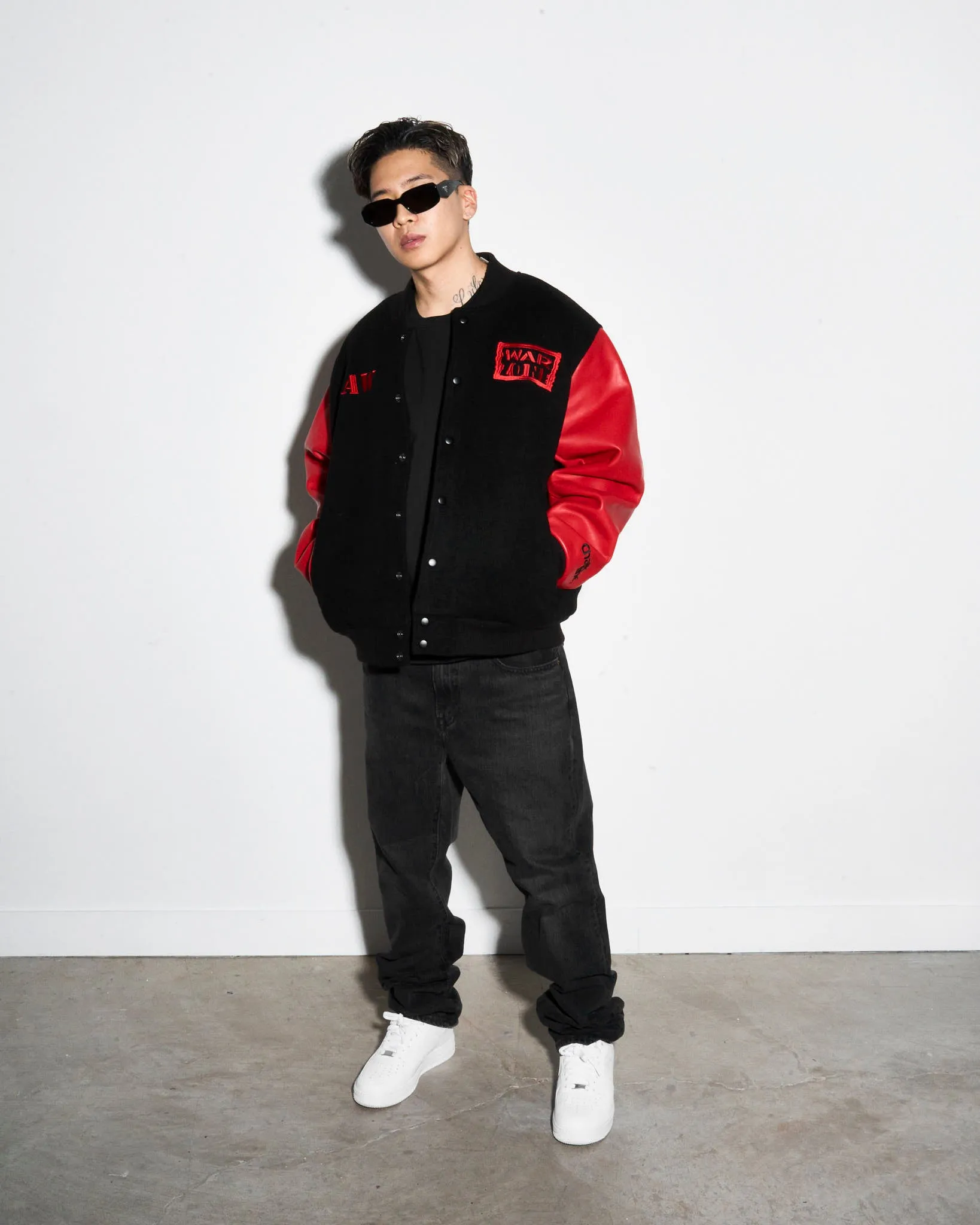 Raw Is War Retro Varsity Jacket