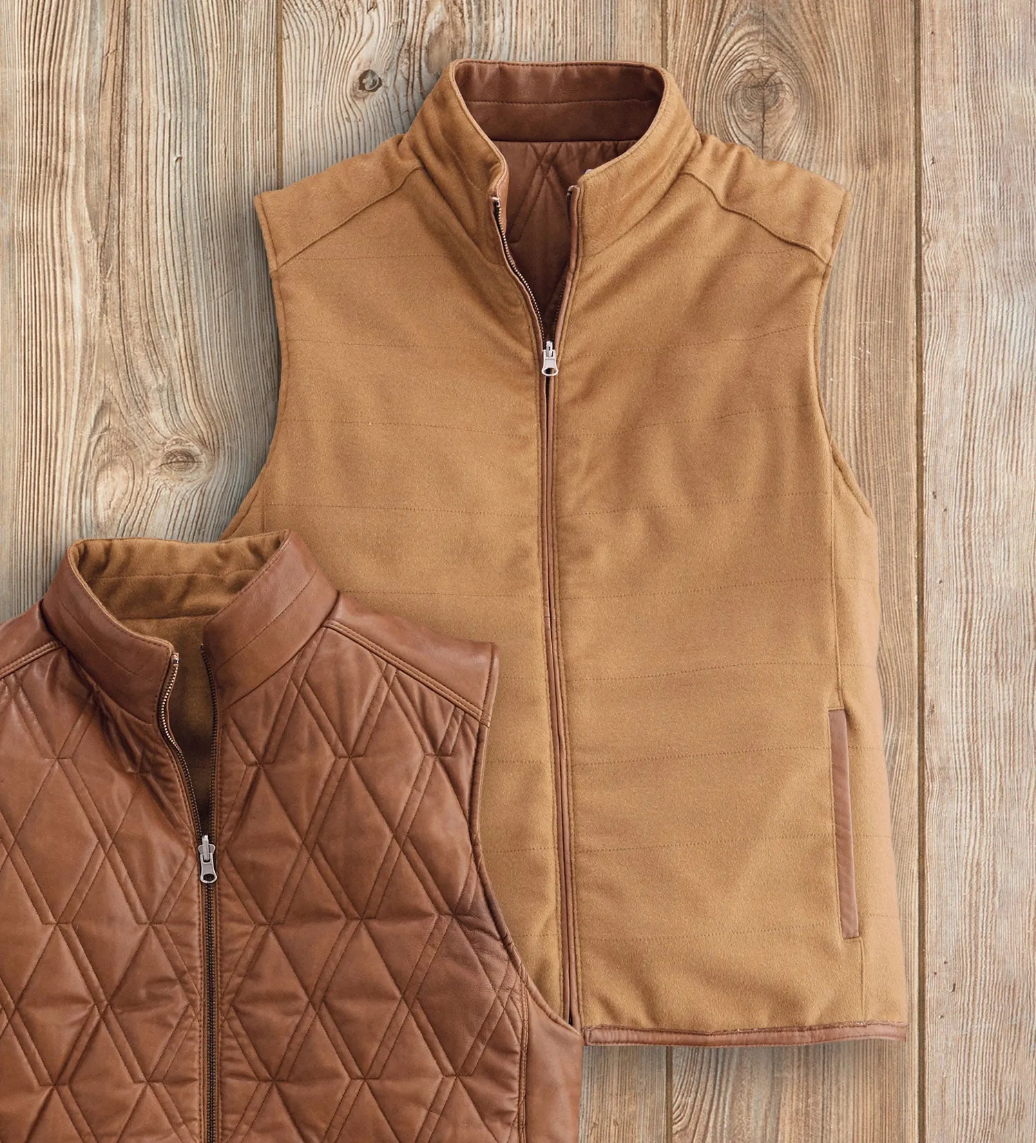 Reserve Reversible Leather Vest