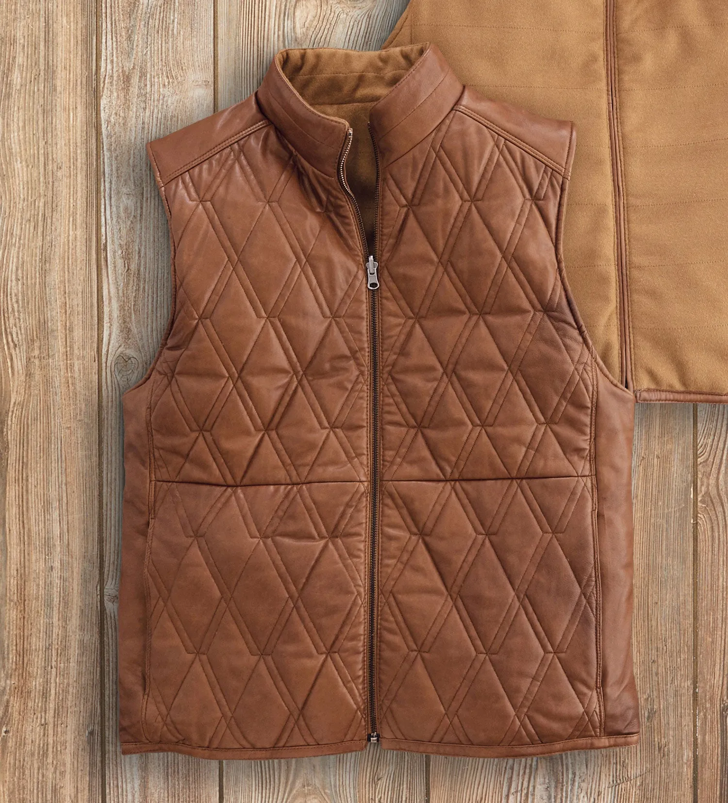 Reserve Reversible Leather Vest