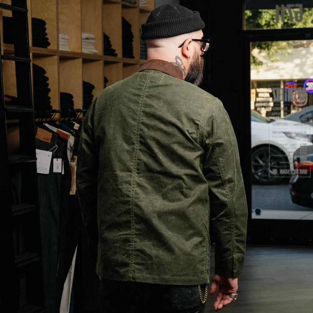 Rogue Territory Hunter Supply Jacket Waxed Olive