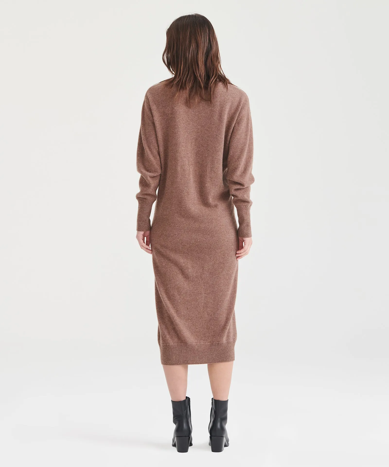 Signature Cashmere V-Neck Dress