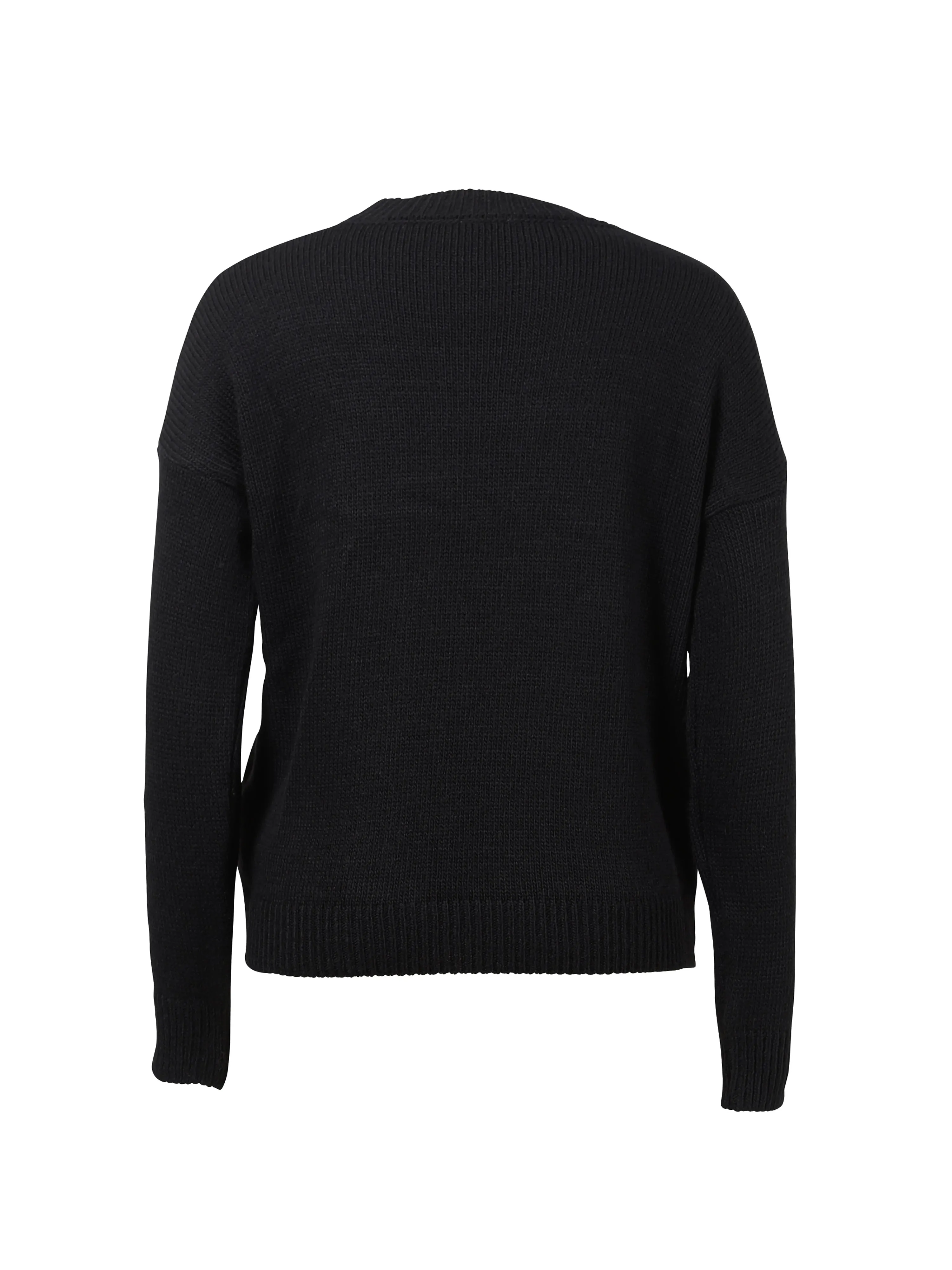 TAMIA knit blouse - Black mix