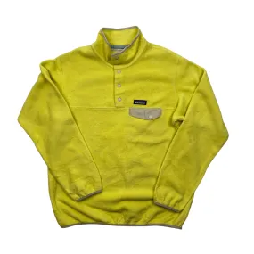 Vintage 90s Women's Yellow Patagonia Synchilla Fleece - Large