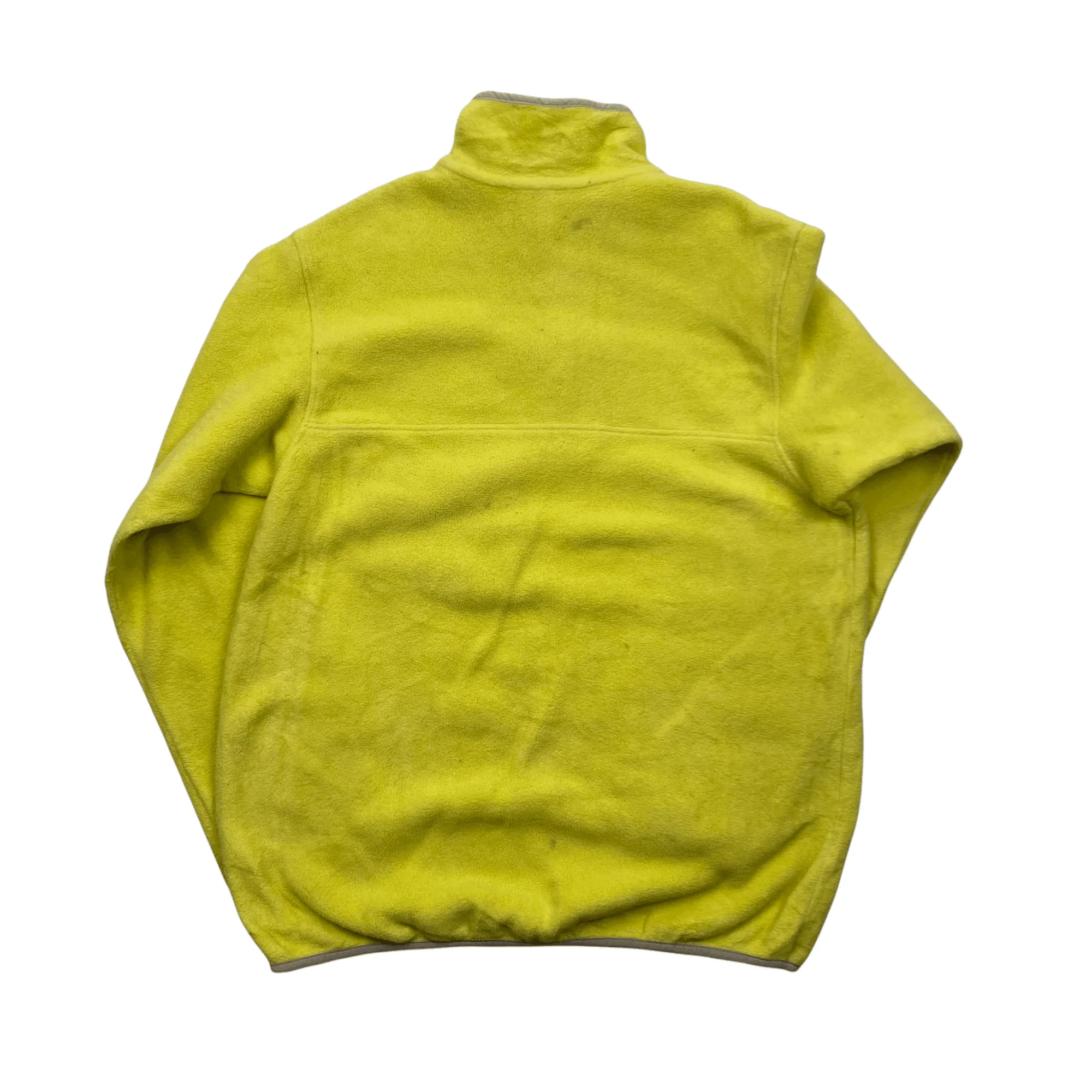 Vintage 90s Women's Yellow Patagonia Synchilla Fleece - Large